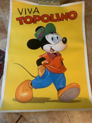 Viva topolino poster - viva, manifesto